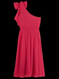 One Shoulder Bow Dress
