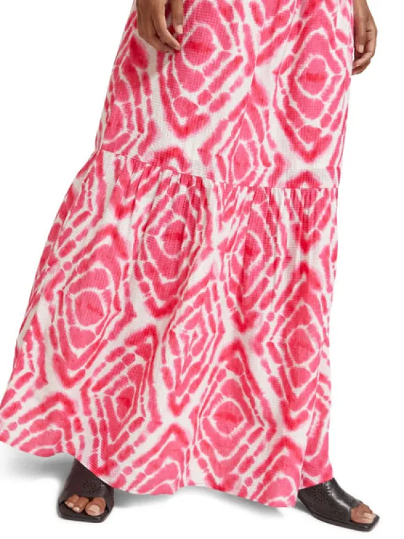 Open Back Tie Dye Maxi Dress