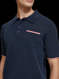 Openwork Polo
