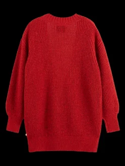 Oversized Deep V-Neck Pullover