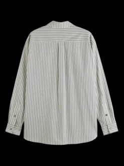 Oversized Fit Striped Shirt