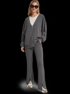 Oversized Jersey Bomber Jacket