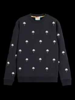 Palm Embroidered Sweatshirt