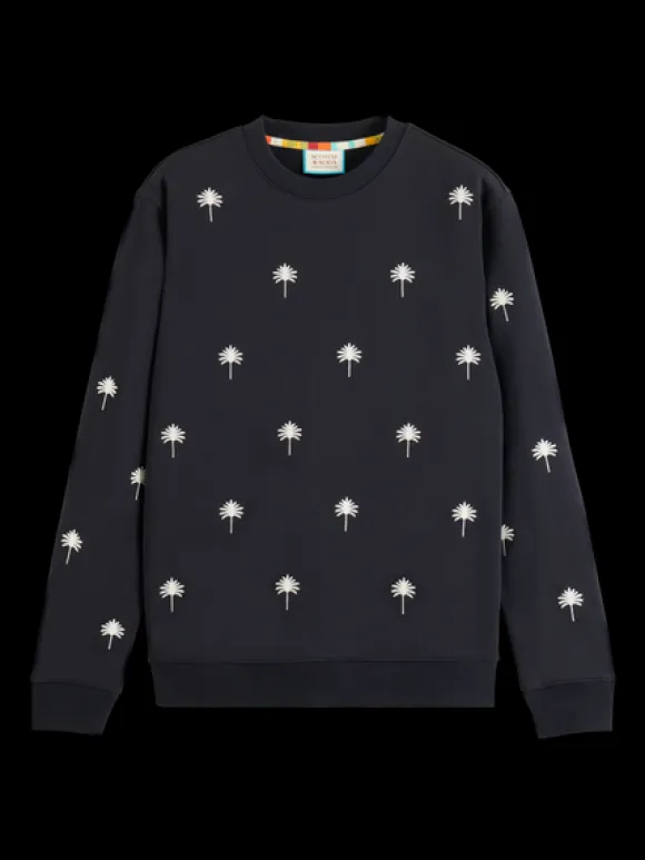 Palm Embroidered Sweatshirt