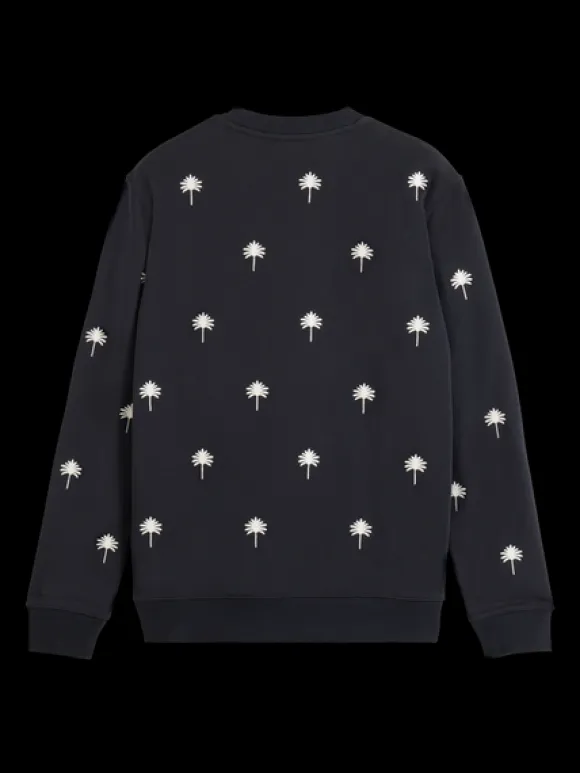 Palm Embroidered Sweatshirt