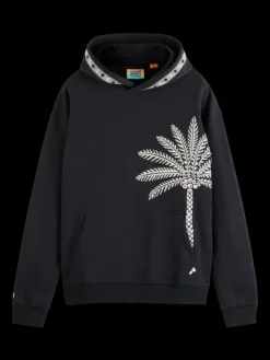 Palm Tree Embroidery Hoodie