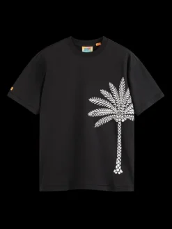 Palm Tree Embroidery T-Shirt