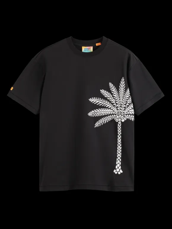 Palm Tree Embroidery T-Shirt