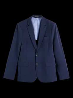 Pinstriped Fine Wool-Blend Seersucker Blazer