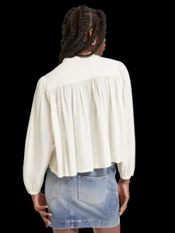 Pintuck Yoke Top