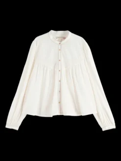 Pintuck Yoke Top