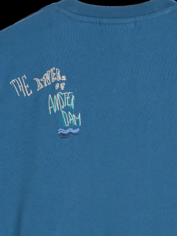 Placed Embroidery Artwork T-Shirt