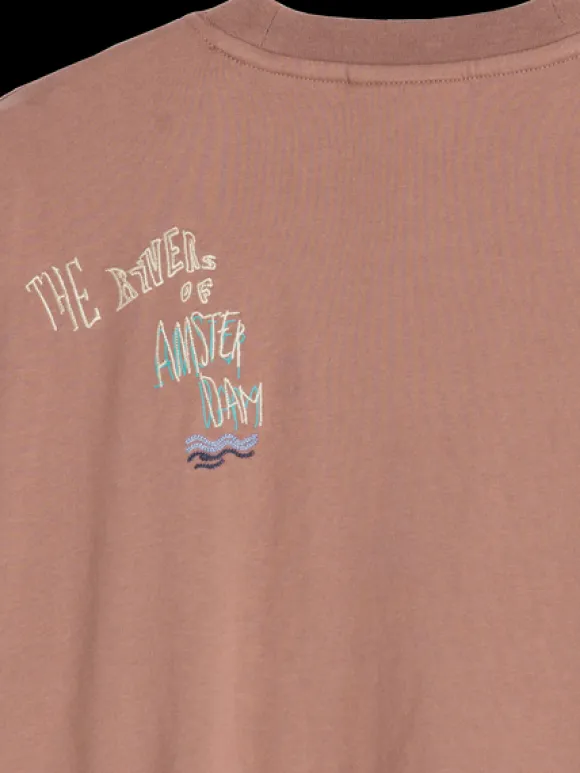 Placed Embroidery Artwork T-Shirt