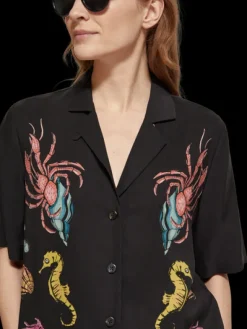 Placement Printed Camp Shirt