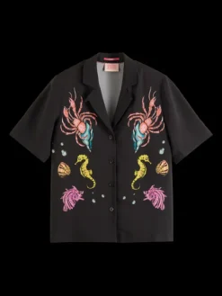 Placement Printed Camp Shirt