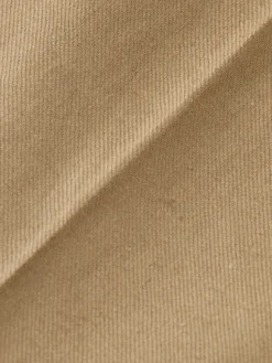 Pleated Linen Blend Chino