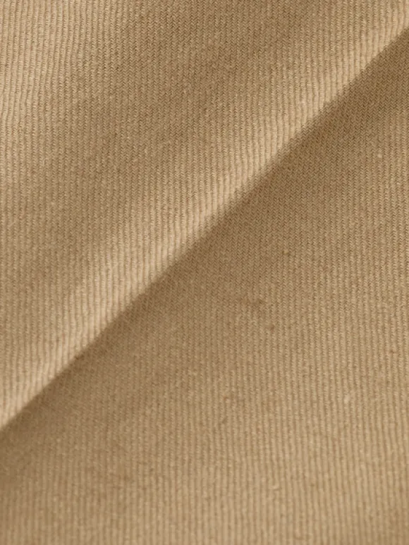 Pleated Linen Blend Chino