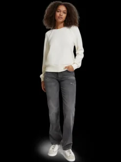 Pleated Shoulder Sweatshirt
