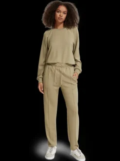 Pleated Shoulder Sweatshirt