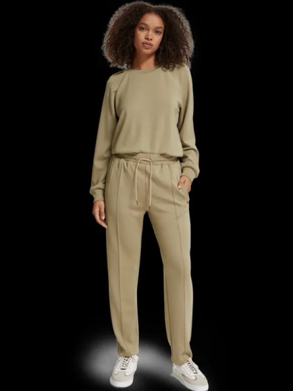 Pleated Shoulder Sweatshirt