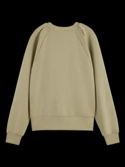 Pleated Shoulder Sweatshirt