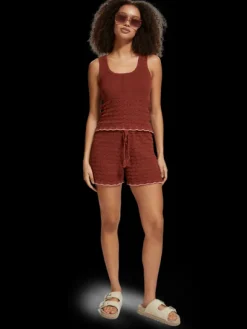 Pointelle Knit Short