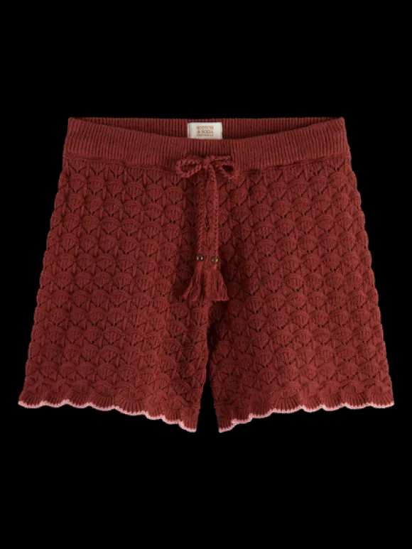 Pointelle Knit Short