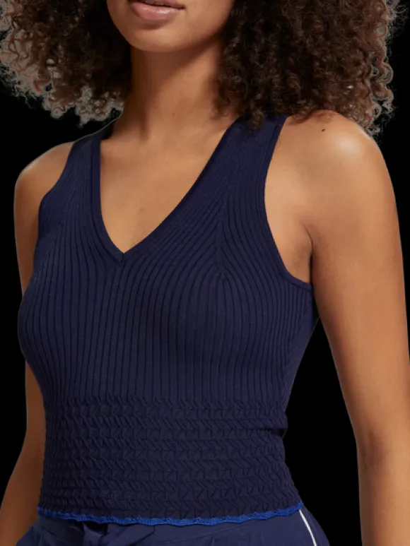 Pointelle Knit Tank