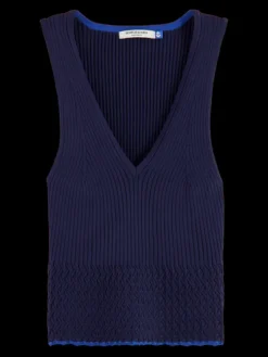 Pointelle Knit Tank