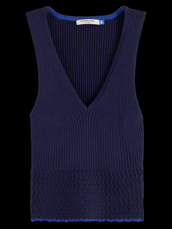 Pointelle Knit Tank