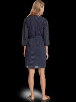 Polka Dot Mini Wrap Dress