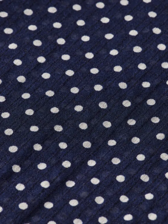 Polka Dot V-Neck Top