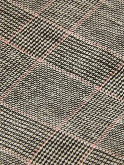 Prince Of Wales Check Single Breasted Blazer