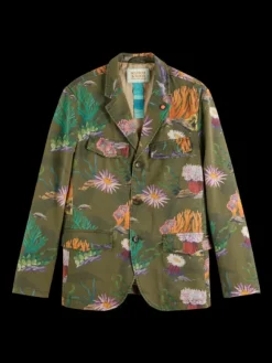 Printed Blazer