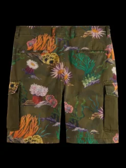 Printed Cargo Shorts