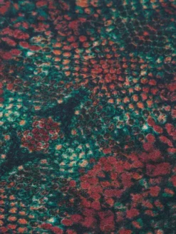 Printed Mock Neck Long Sleeve