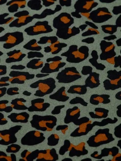 Printed Mock Neck Long Sleeve