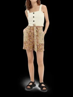 Printed Organic Cotton Shorts