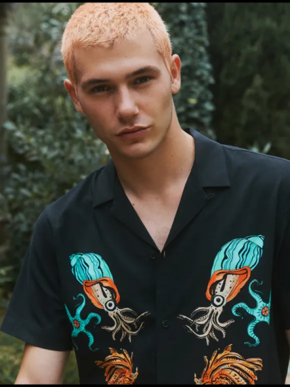 Printed Sealife Shirt