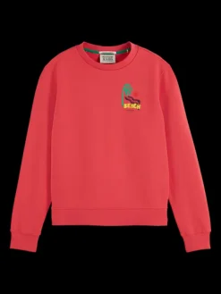 Regular Fit Left Chest Artwork Sweatshirt
