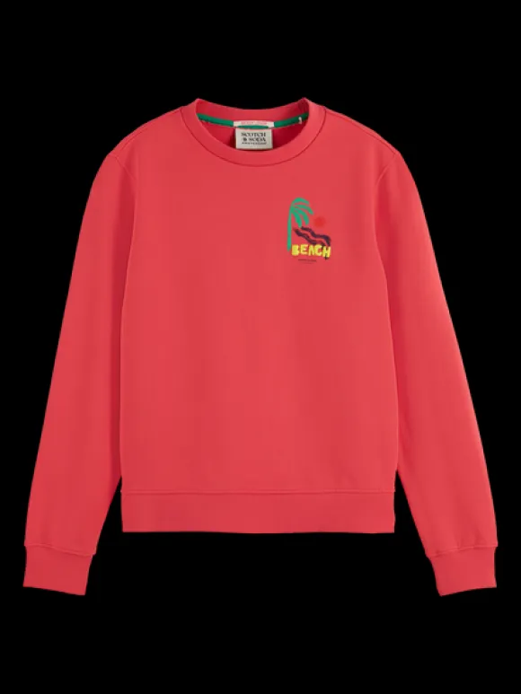 Regular Fit Left Chest Artwork Sweatshirt