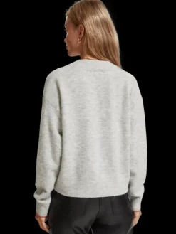 Relaxed Fit Fuzzy Cardigan