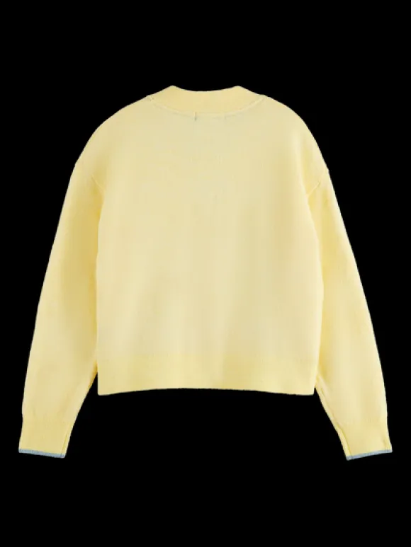 Relaxed Fit Fuzzy Cardigan