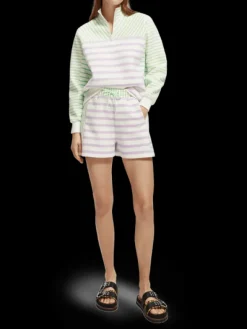 Relaxed Fit Half-Zip Sweatshirt