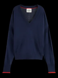Relaxed V-Neck Pullover