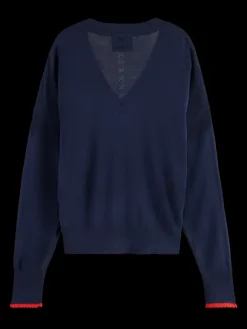 Relaxed V-Neck Pullover