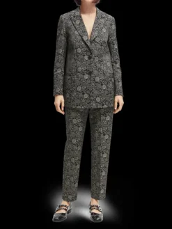 Relaxed-Fit Jacquard Blazer