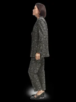 Relaxed-Fit Jacquard Blazer