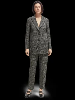 Relaxed-Fit Jacquard Blazer