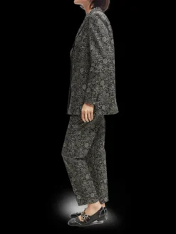 Relaxed-Fit Jacquard Blazer